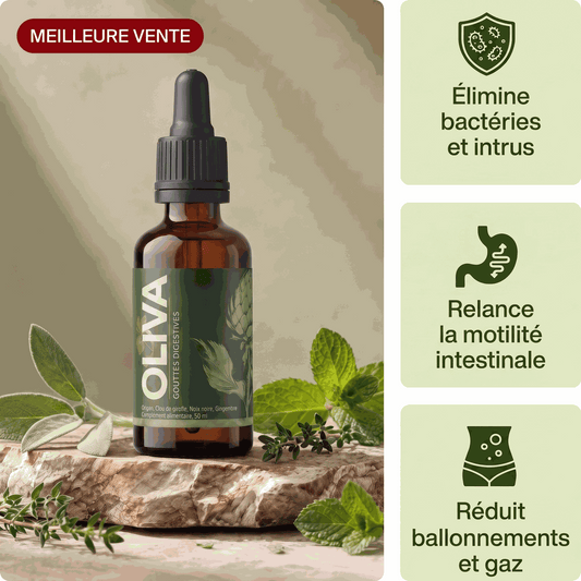 Gouttes Oliva, flacon compte-gouttes 50 ml